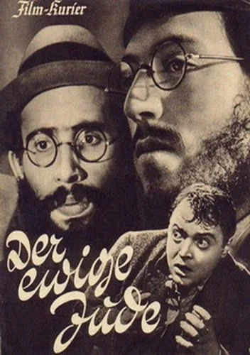 1940 German-language poster for the Nazi propaganda film Der ewige Jude